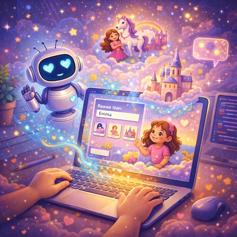 Comment sont créées les histoires personnalisées sur Contedia