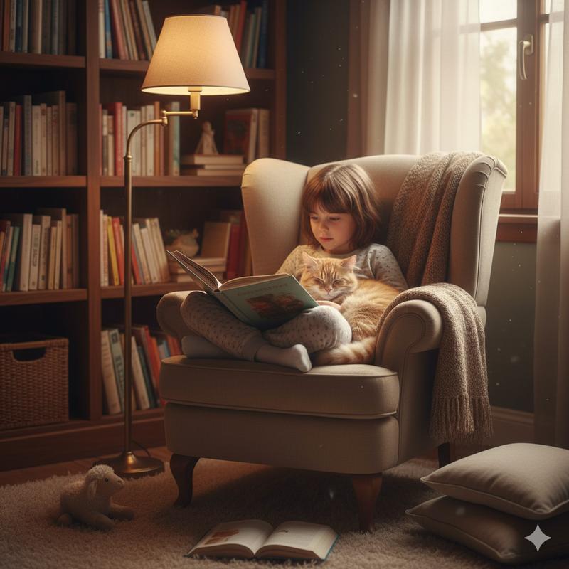 Lire avec son compagnon à quatre pattes : un rituel qui renforce le lien enfant-animal