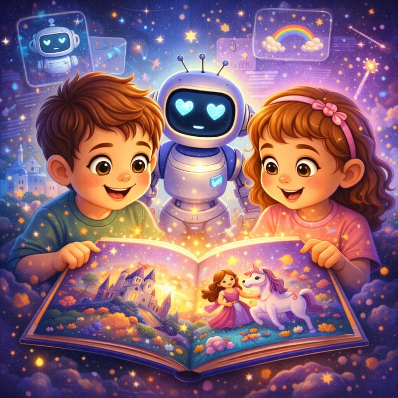 L'intelligence artificielle au service des histoires pour enfants