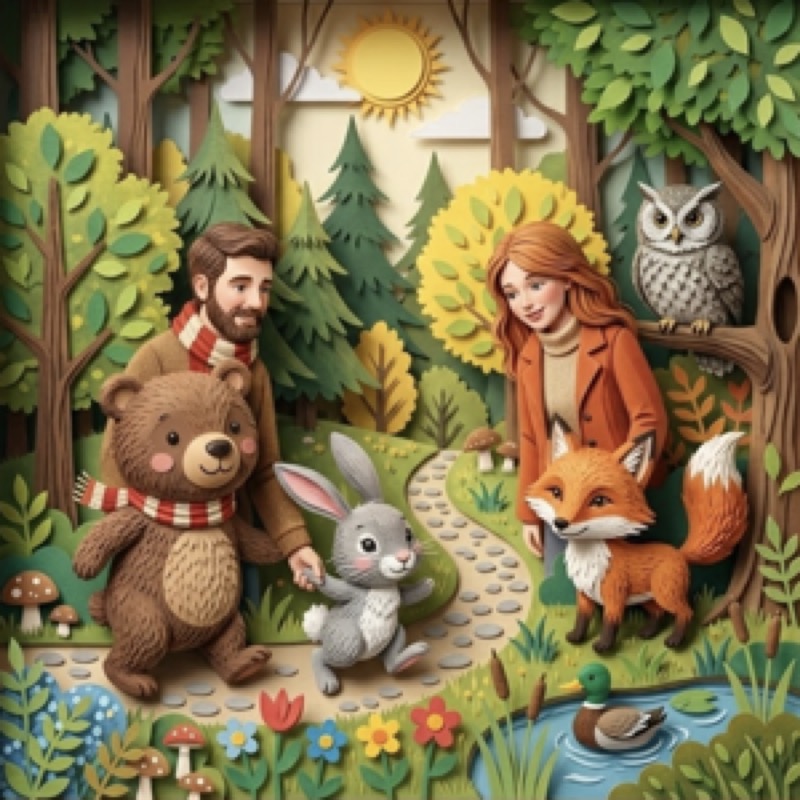 Style illustration Clay